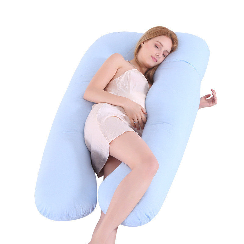 U-Shaped Pregnancy Pillow – Cool Comfort for Every Trimester