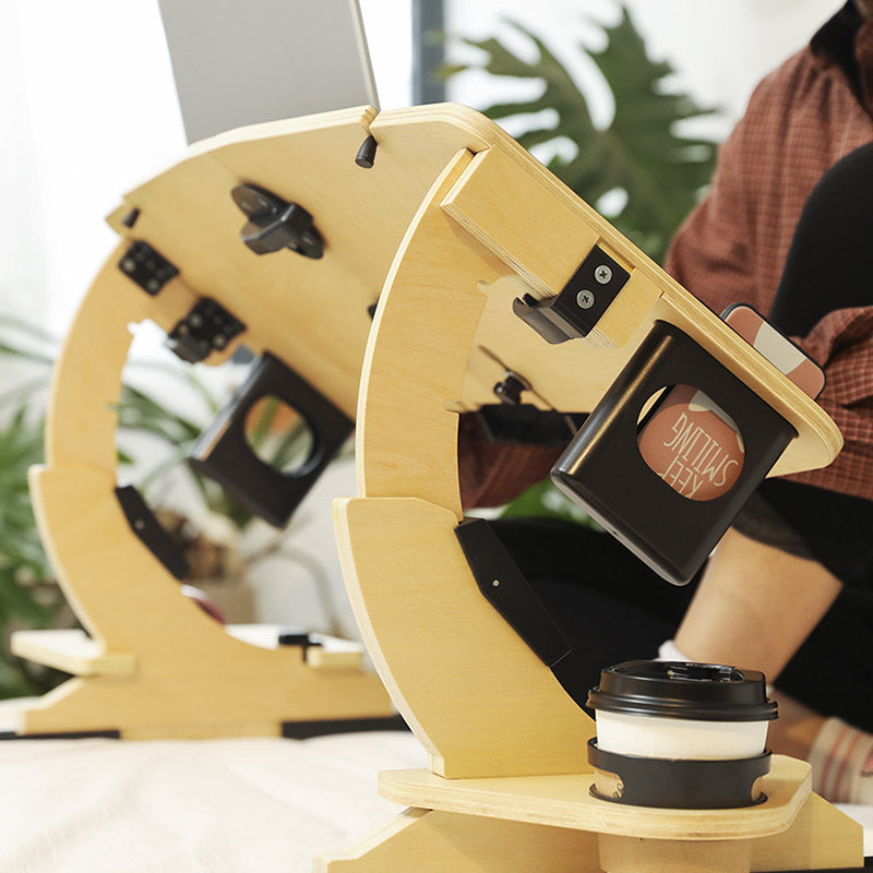 Foldable Wooden Laptop Desk – Your Workspace, Anywhere.