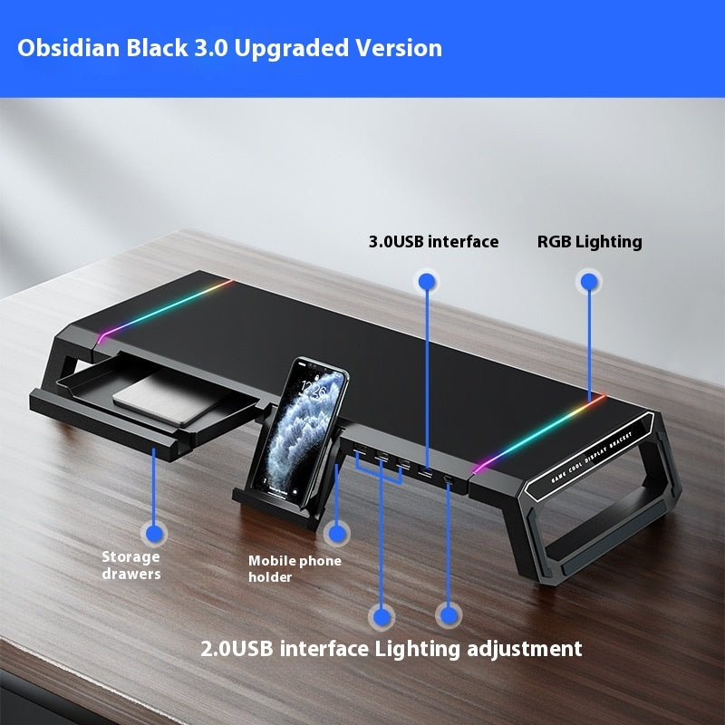 ️ Alloy Monitor Stand – Sleek, Smart, and Built for Remote Work