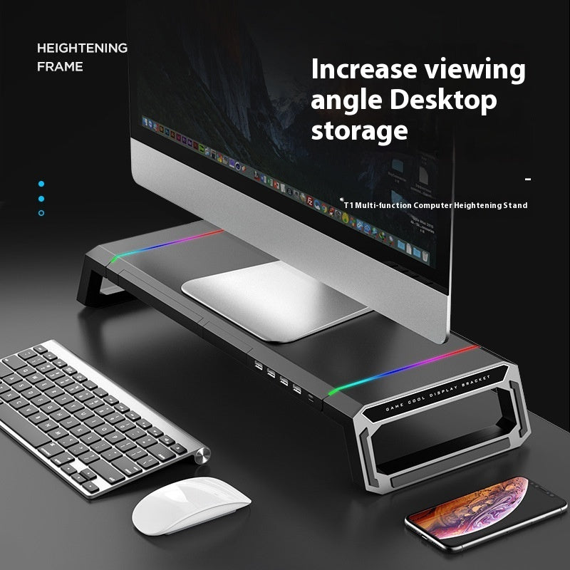 ️ Alloy Monitor Stand – Sleek, Smart, and Built for Remote Work