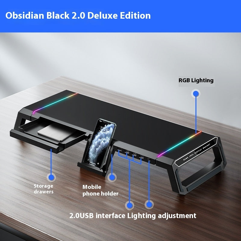 ️ Alloy Monitor Stand – Sleek, Smart, and Built for Remote Work