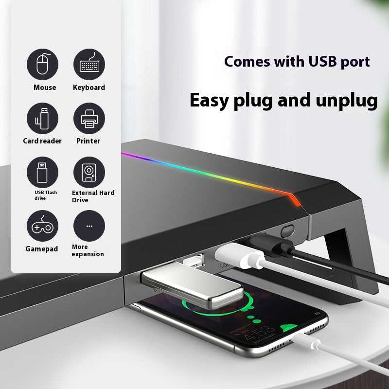 ️ Alloy Monitor Stand – Sleek, Smart, and Built for Remote Work