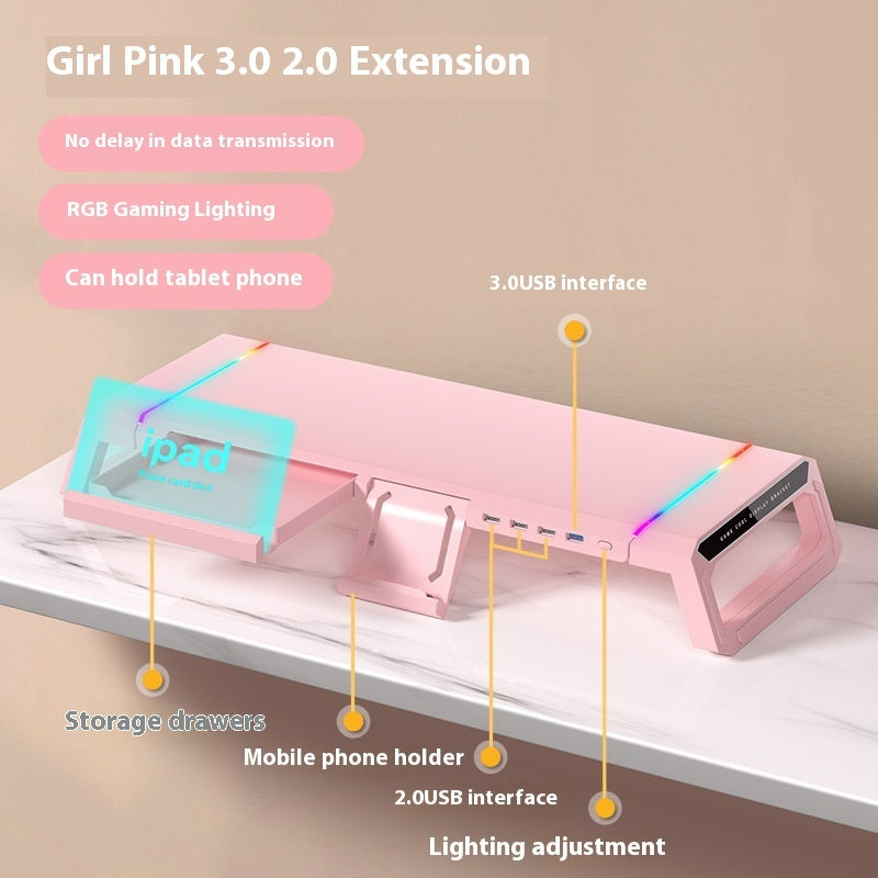 ️ Alloy Monitor Stand – Sleek, Smart, and Built for Remote Work