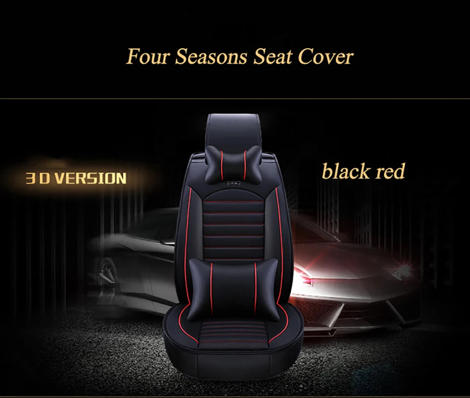 Leather Universal Car Seat Covers for Suzuki all model swift grand vitara liana liana forenza ignis Kizashi Alivio accessories