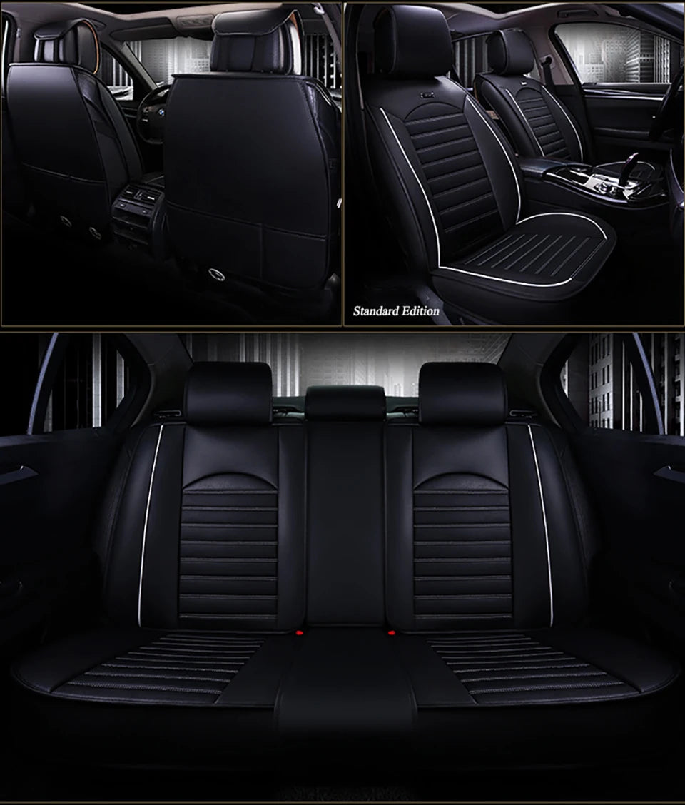 Leather Universal Car Seat Covers for Suzuki all model swift grand vitara liana liana forenza ignis Kizashi Alivio accessories