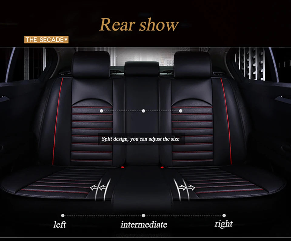 Leather Universal Car Seat Covers for Suzuki all model swift grand vitara liana liana forenza ignis Kizashi Alivio accessories
