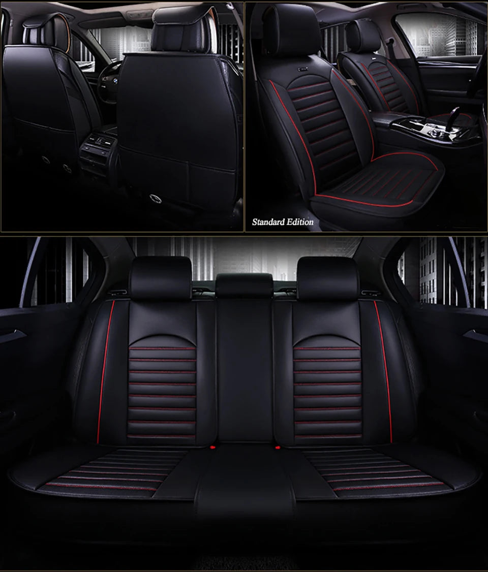 Leather Universal Car Seat Covers for Suzuki all model swift grand vitara liana liana forenza ignis Kizashi Alivio accessories