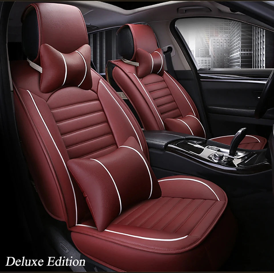 Leather Universal Car Seat Covers for Suzuki all model swift grand vitara liana liana forenza ignis Kizashi Alivio accessories