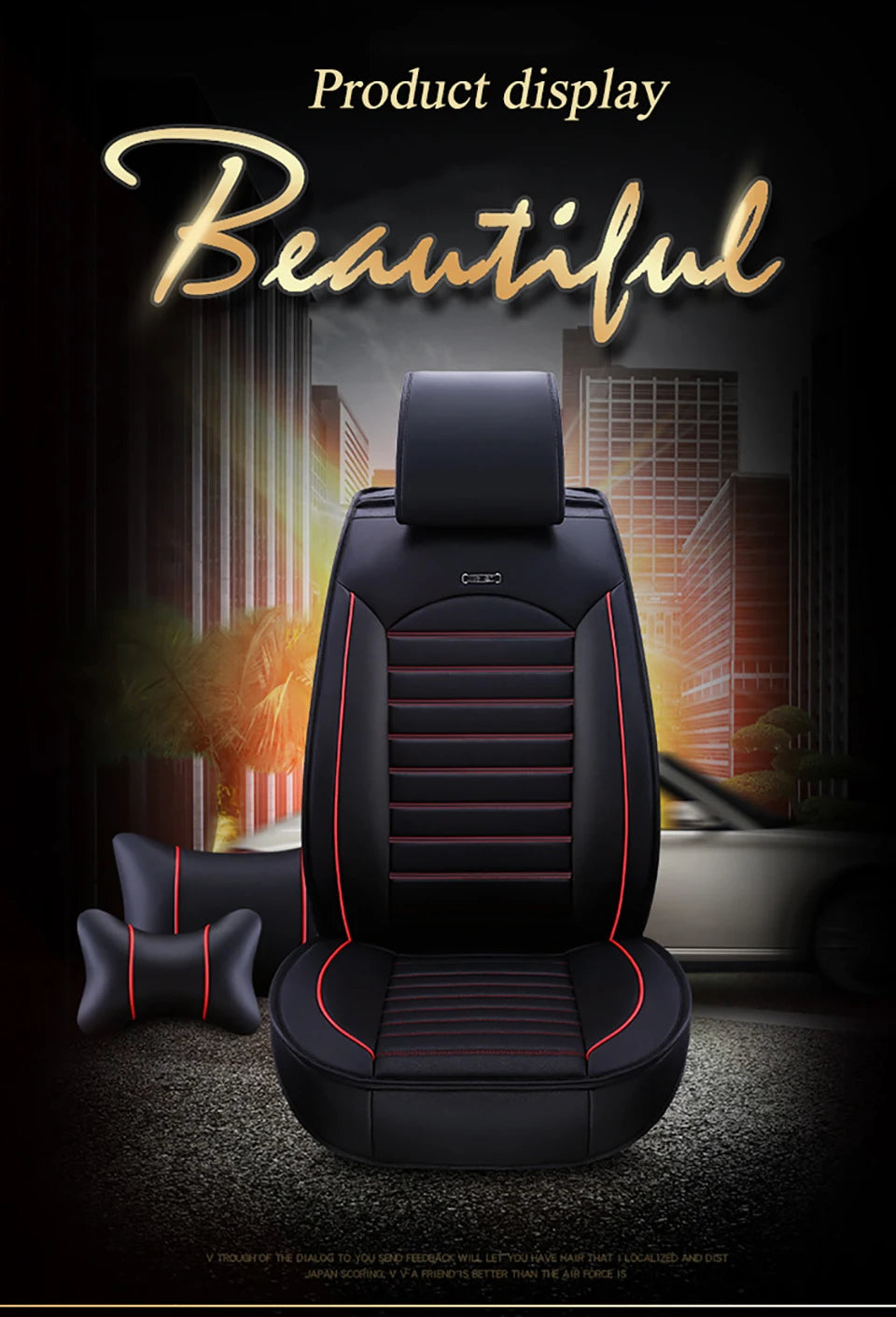 Leather Universal Car Seat Covers for Suzuki all model swift grand vitara liana liana forenza ignis Kizashi Alivio accessories