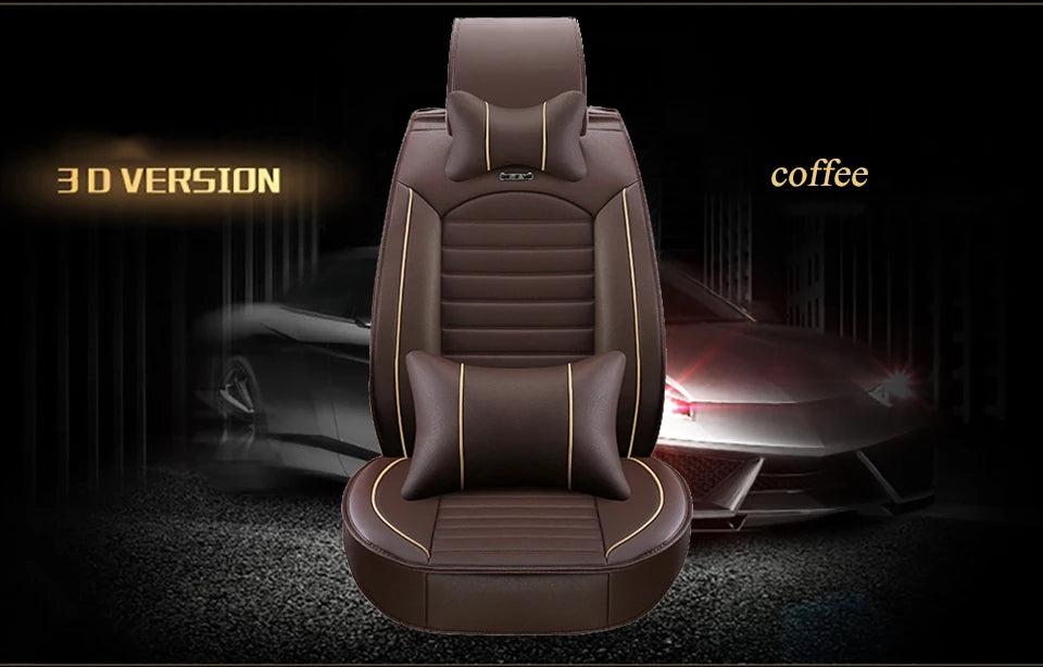 Leather Universal Car Seat Covers for Suzuki all model swift grand vitara liana liana forenza ignis Kizashi Alivio accessories