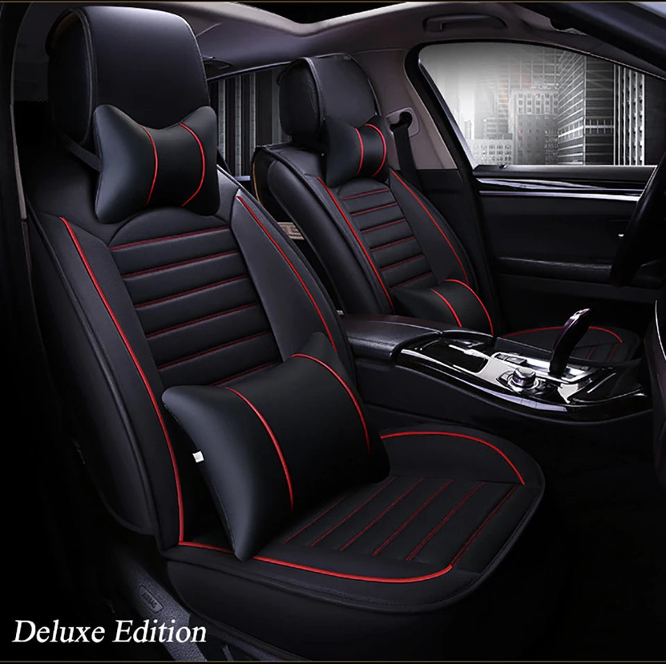 Leather Universal Car Seat Covers for Suzuki all model swift grand vitara liana liana forenza ignis Kizashi Alivio accessories