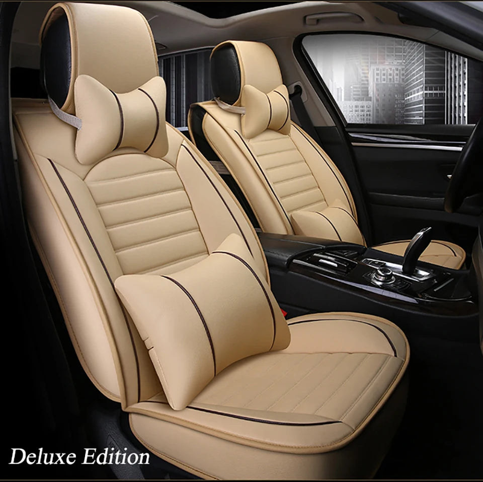 Leather Universal Car Seat Covers for Suzuki all model swift grand vitara liana liana forenza ignis Kizashi Alivio accessories