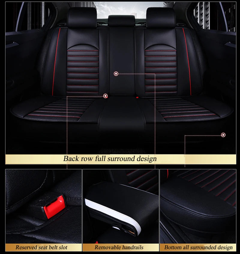 Leather Universal Car Seat Covers for Suzuki all model swift grand vitara liana liana forenza ignis Kizashi Alivio accessories