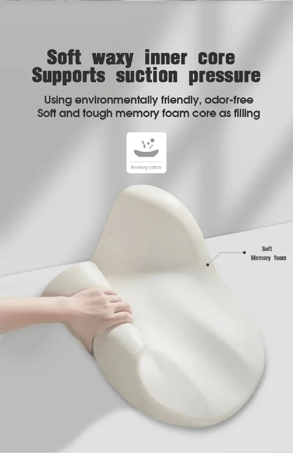 New Car Lumbar Support Pillow Memory FoamAuto Neck Pillow Waist Support Removable Washable Backrest Universal Vehicle Cushion