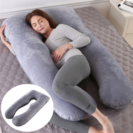 U-Shaped Pregnancy Pillow – Cool Comfort for Every Trimester