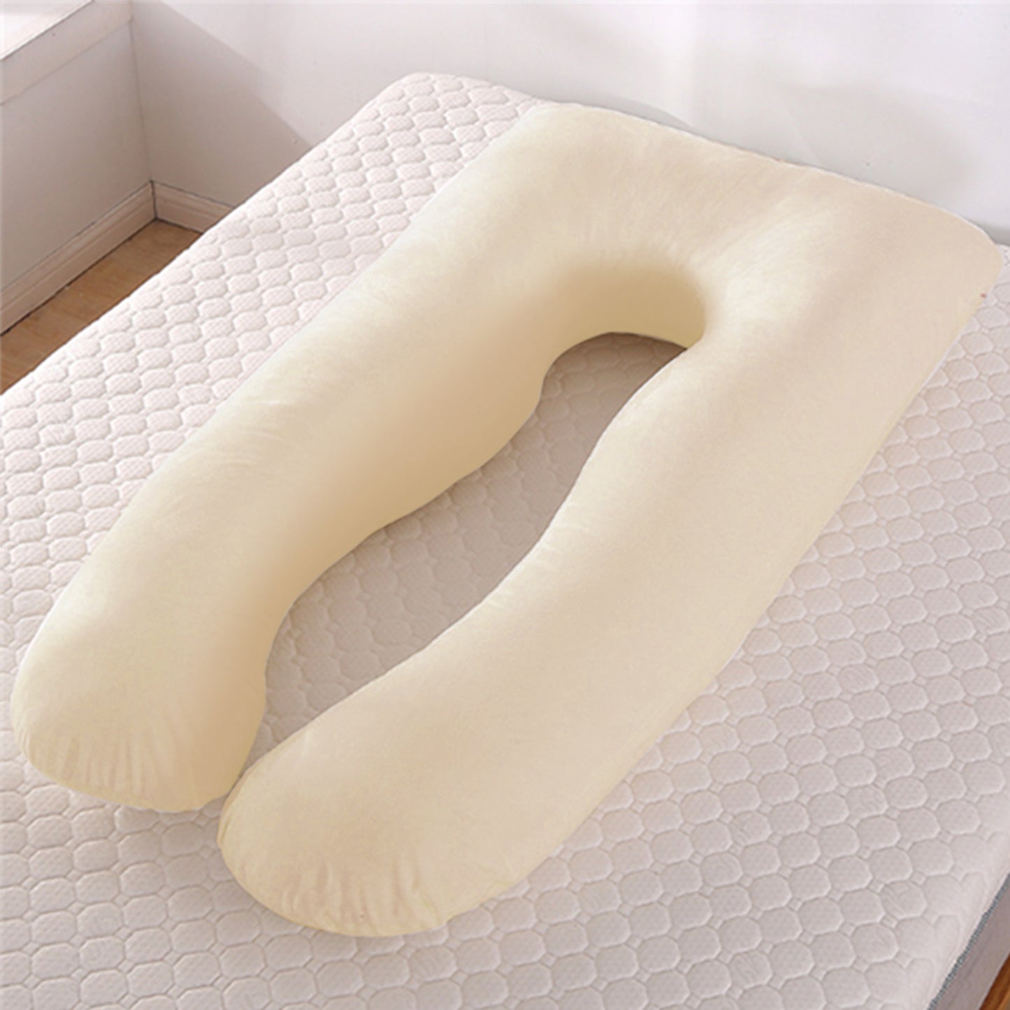 U-Shaped Pregnancy Pillow – Cool Comfort for Every Trimester