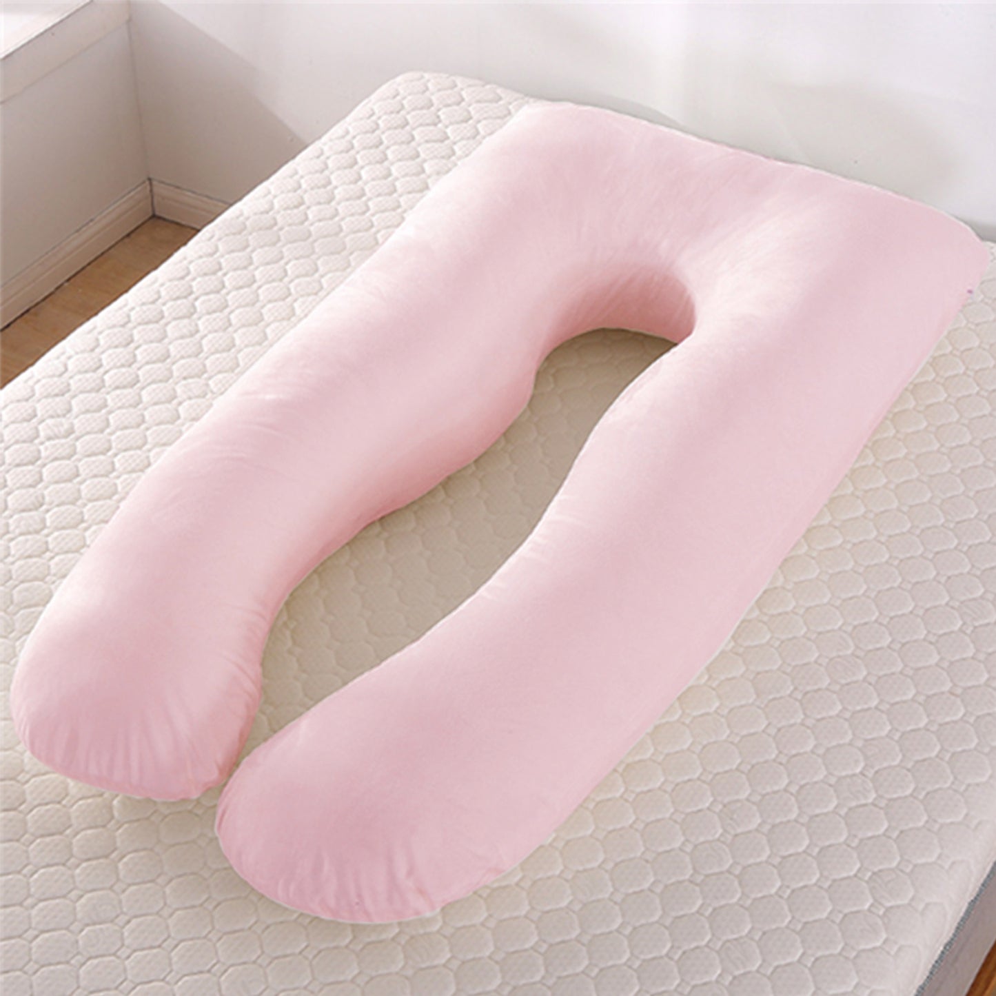 U-Shaped Pregnancy Pillow – Cool Comfort for Every Trimester